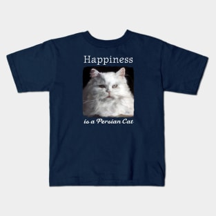 Happiness is a Cat Cat - Cute Cat Love Kids T-Shirt